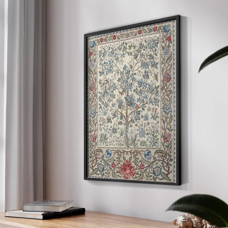 Vintage Abstract Print CLXVI -Framed Print