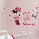 preview thumbnail 2 of 1, Lambs & Ivy Disney Baby Minnie Mouse Love Wall Decals/Stickers with Hearts/Bows