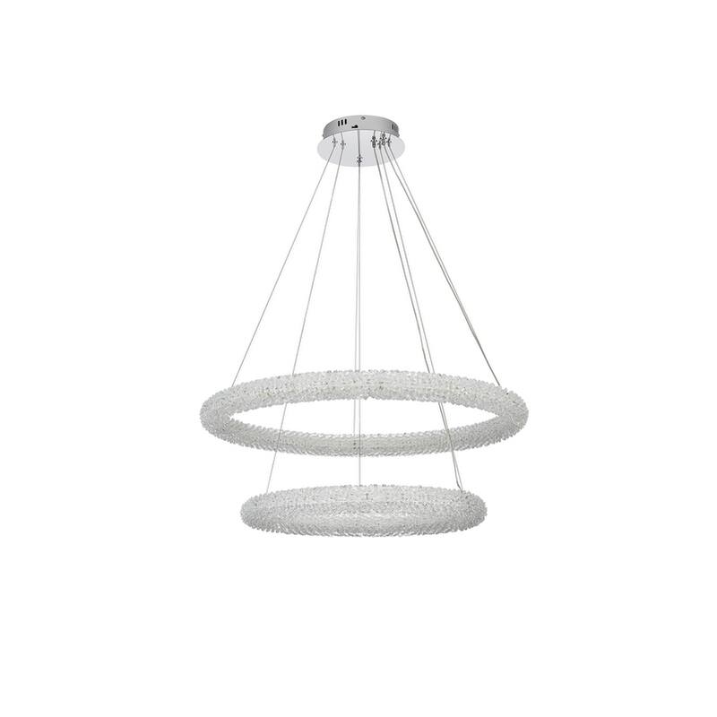 Indigo Home 32 inch Adjustable LED Chandelier