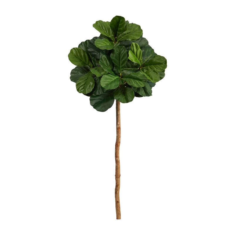 Artificial Fig Tree 4.5ft - Indoor Faux Tree, Realistic Green Foliage, Home Decor, Office Plant - 61 Inches and Over