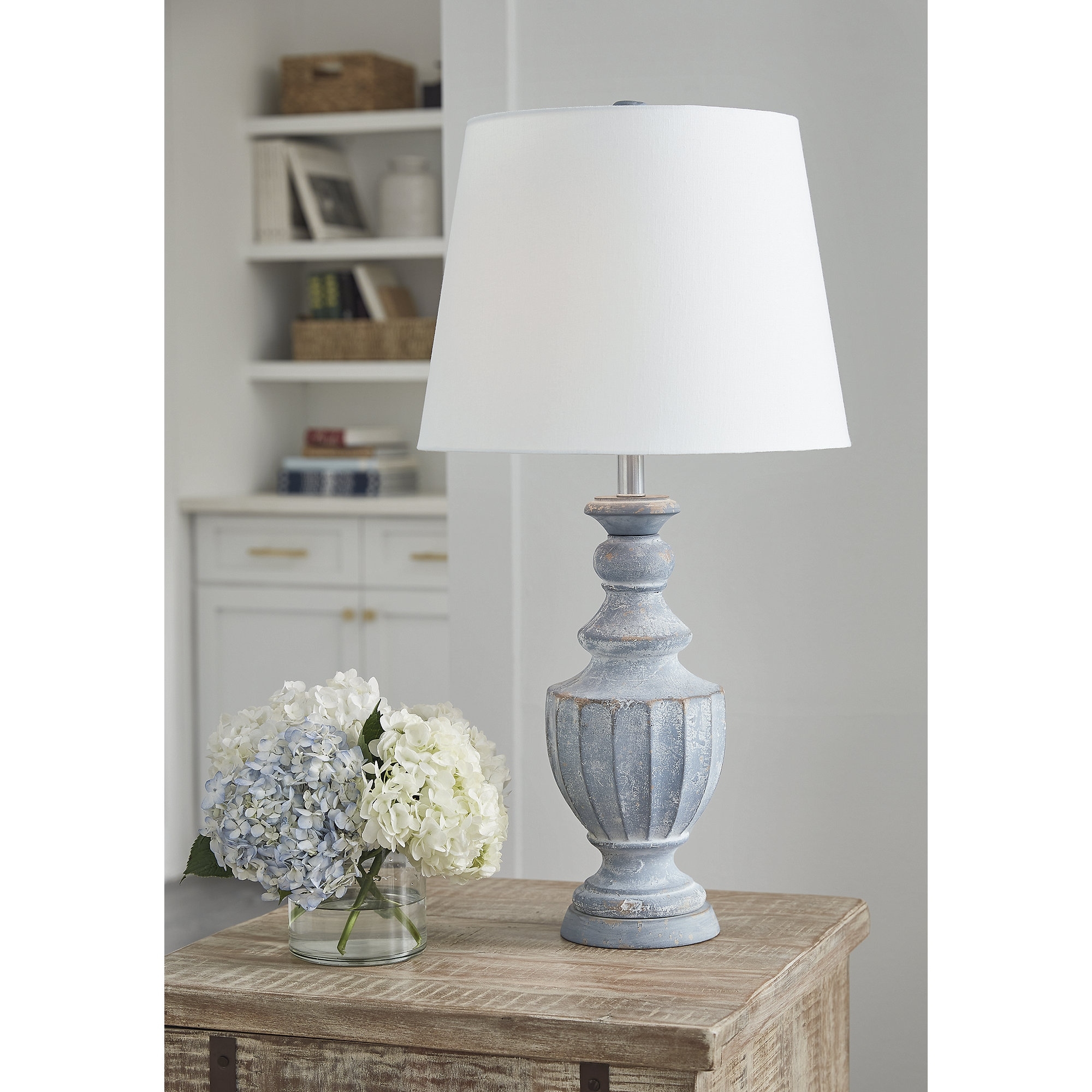 White wooden table lamp base new arrivals
