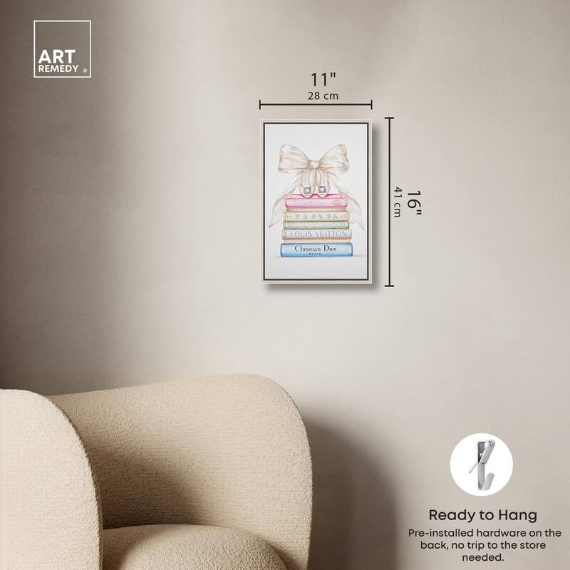 Heel and Luxury Books I Canvas by Art Remedy