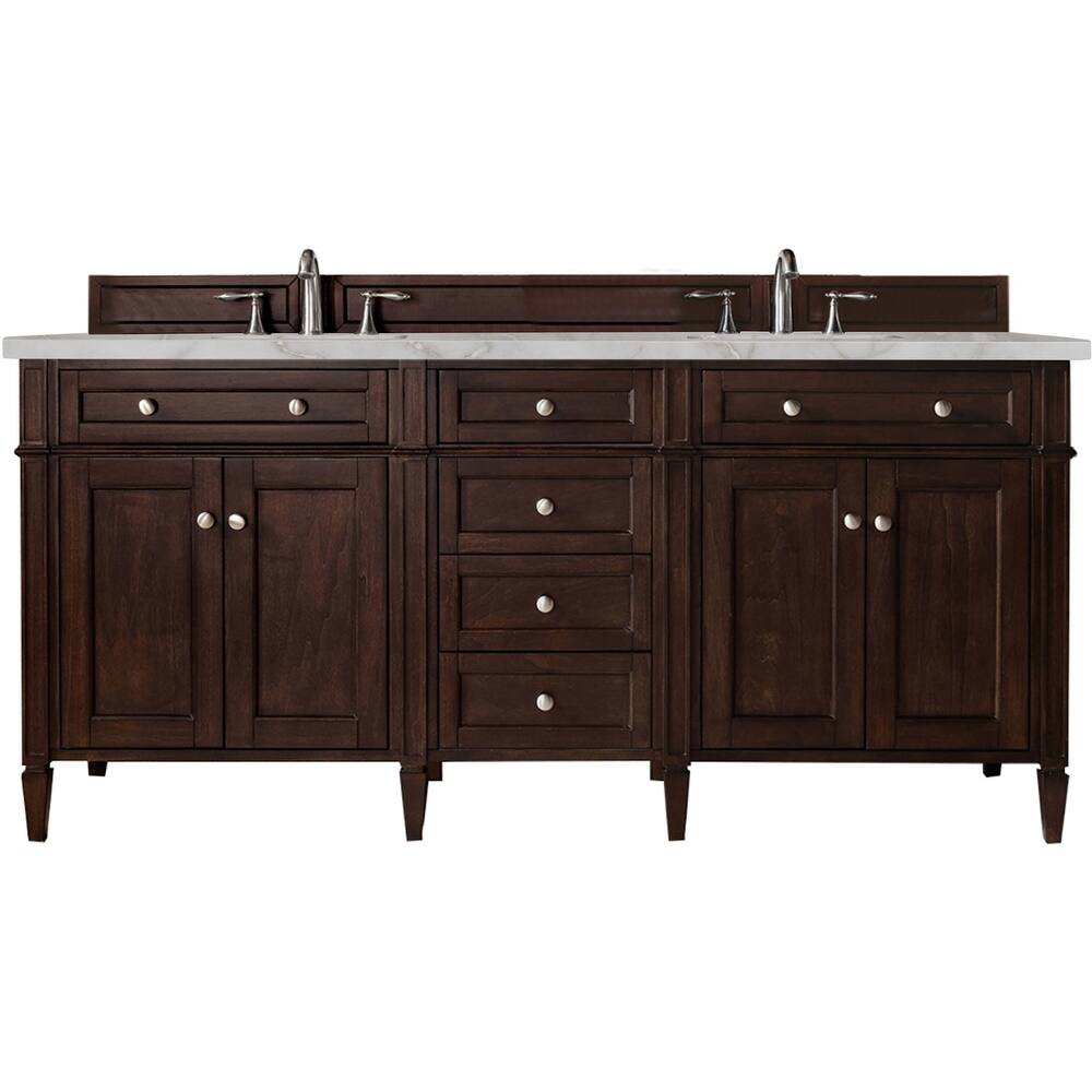 James Martin Vanities 650-V72-FVSL Brittany 72" Free Standing Double