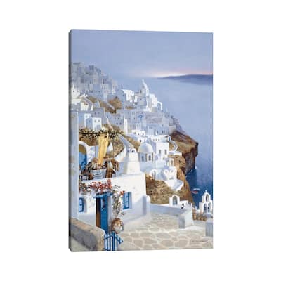 iCanvas "Santorni" by Maher Morcos Canvas Print