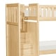 preview thumbnail 4 of 4, Catherine Twin over Twin Bunk Bed, Storage Step, Natural Brown, Solid Wood