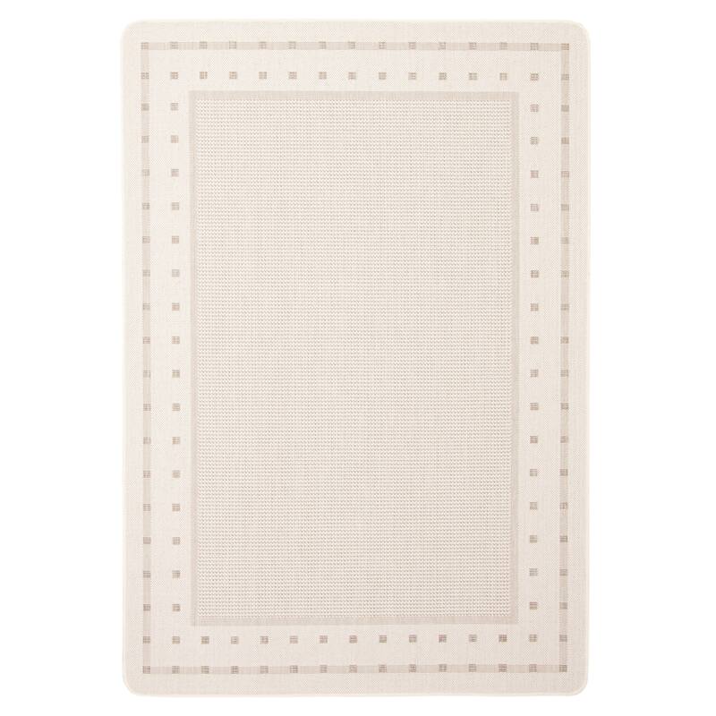 ECARPETGALLERY Nadia Indoor/ Outdoor Rug - 3'3 x 4'7 - Cream