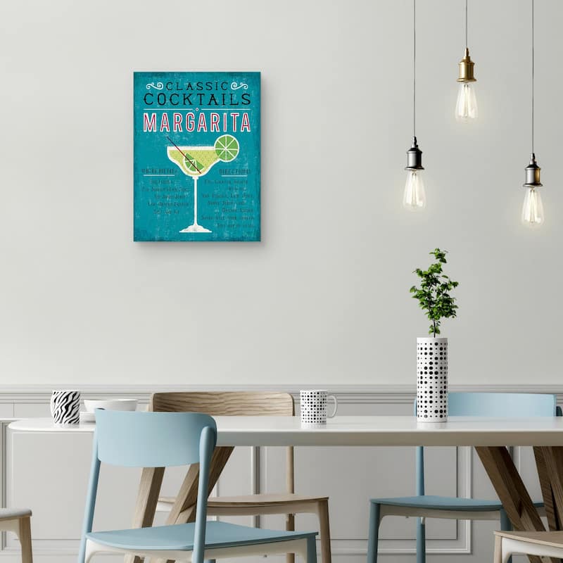 Classic Cocktails Margarita Canvas Art Print