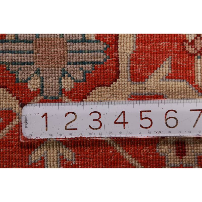 Vegetable Dye Heriz Serapi Oriental Area Rug Hand-Knotted Wool Carpet - 8'0"x 10'1"