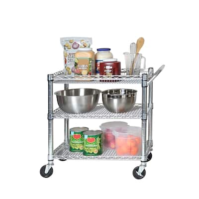Seville Classics Heavy-Duty Commercial-Grade Utility Cart, NSF Listed