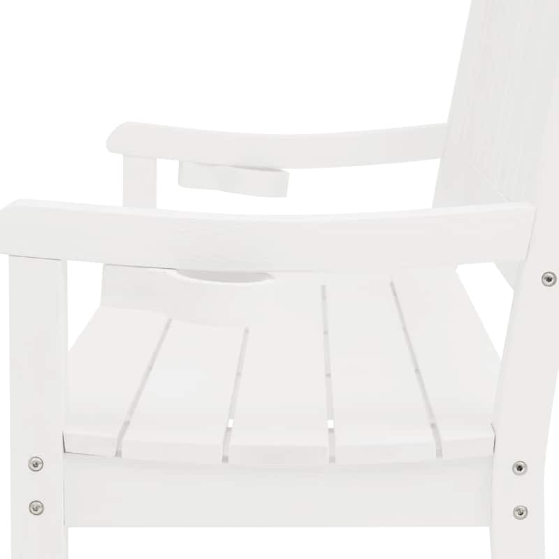 48'' Outdoor Bench - Weatherproof Garden Bench for Patio, Porch, Backyard