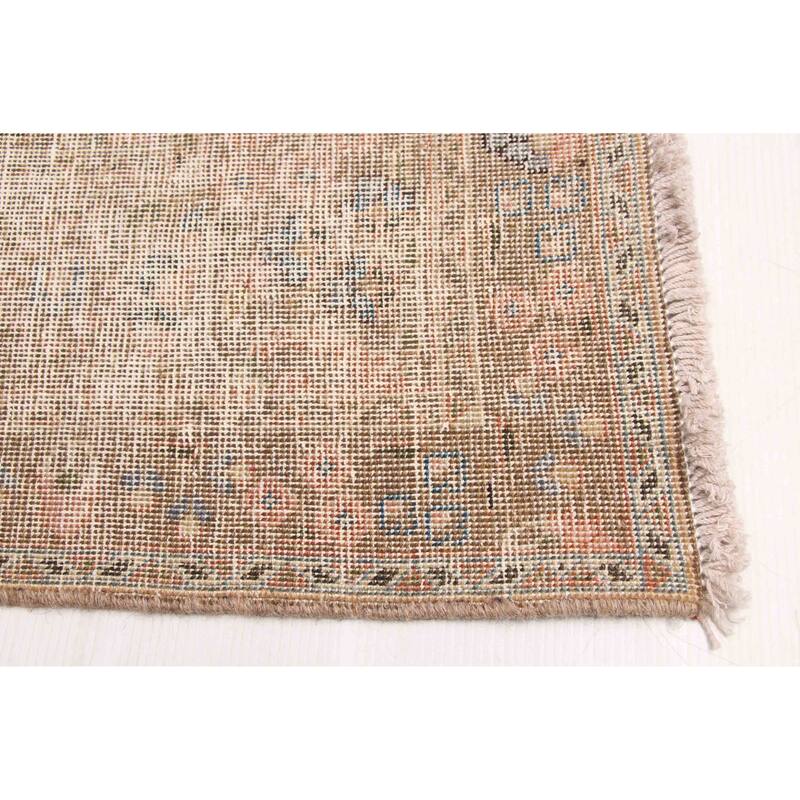 ECARPETGALLERY Hand-knotted Antalya Vintage Copper Wool Rug - 6'5 x 9'2