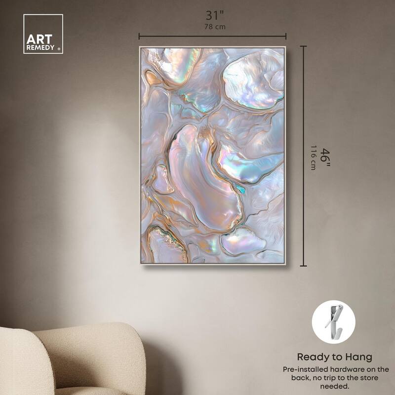 Fluid Preciousness III Canvas by Art Remedy