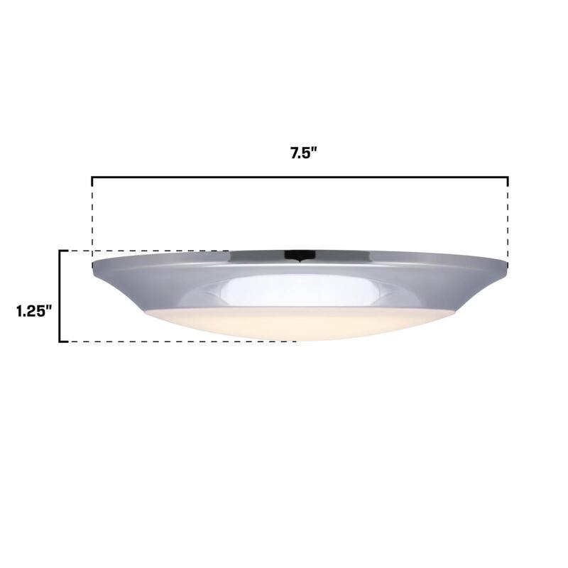 Westinghouse 6134300 Makira 8" Wide Flush Mount Bowl Ceiling Fixture