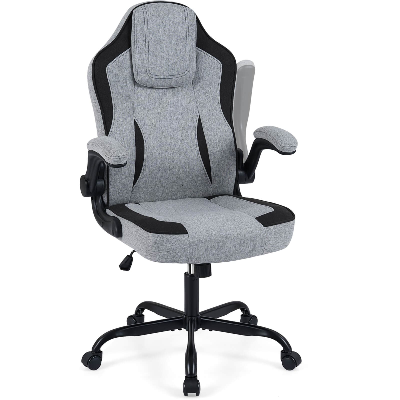 Costway Office Chair with 90° Flip-up Armrests, Adjustable Height & - See Details