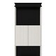 preview thumbnail 15 of 16, Full Size Murphy Bed wDesk and Storage Shelves & Cabinets, Black White