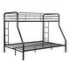 preview thumbnail 10 of 13, Twin Over Full Metal Bunk Bed with Large Under-Bed Storage, Easy Assembly