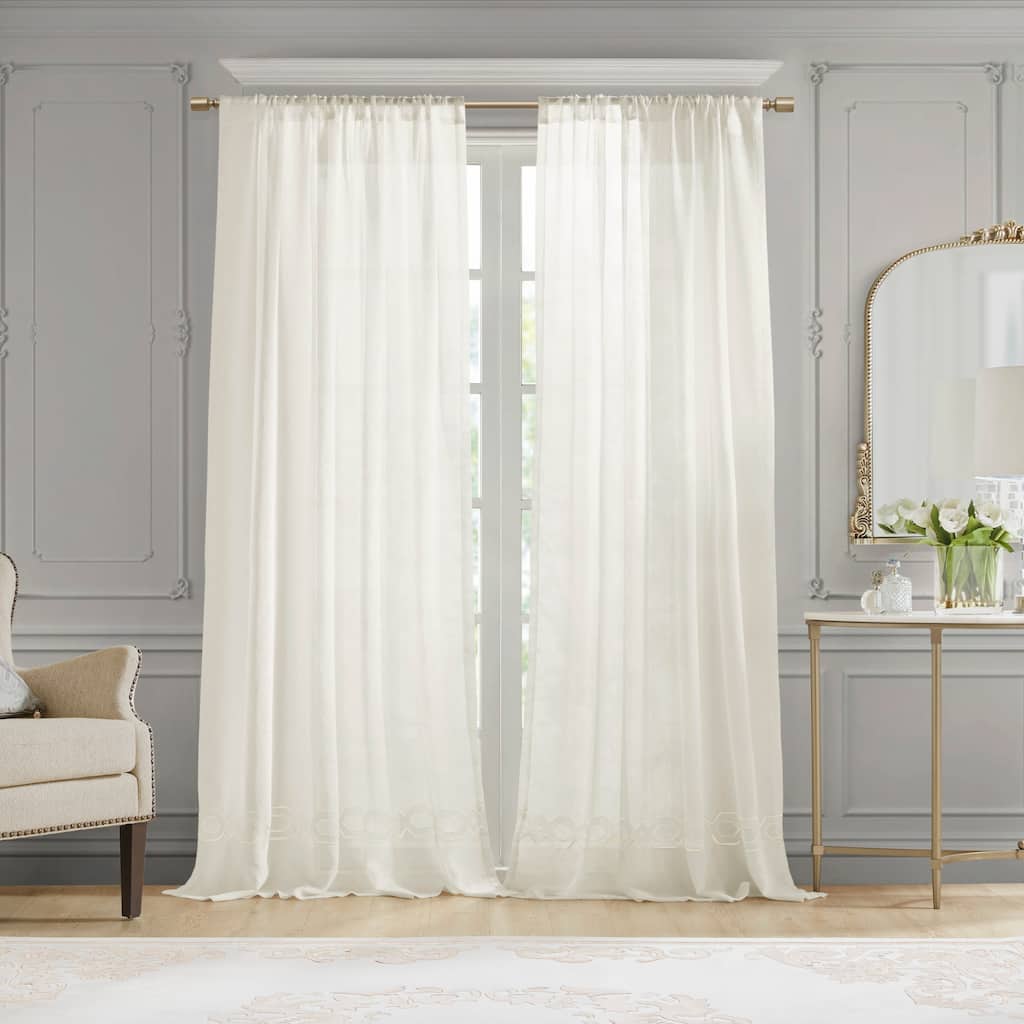 Croscill Cornelli Embroidery Curtain Panel (Single)