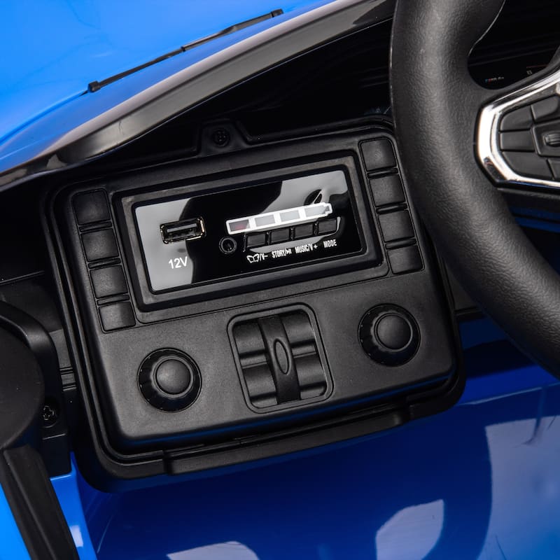 Blue Kids Ride On Car Electric Car Ride-On Vehicle with Music