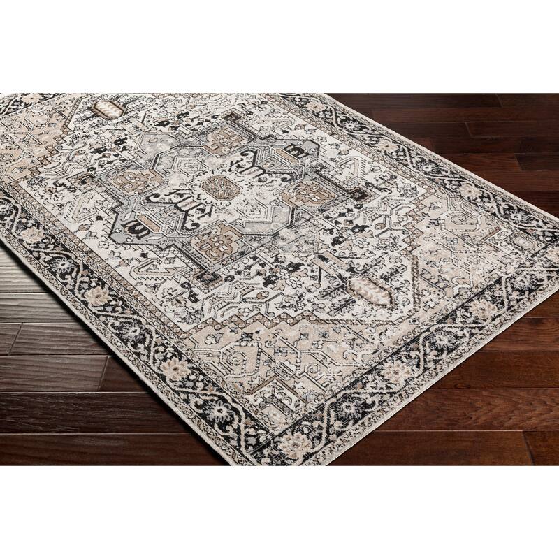 Livabliss Dorinda Traditional Washable Machine Washable Area Rug
