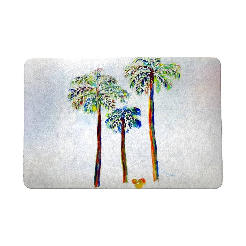 Three Palms Door Mat 18x26