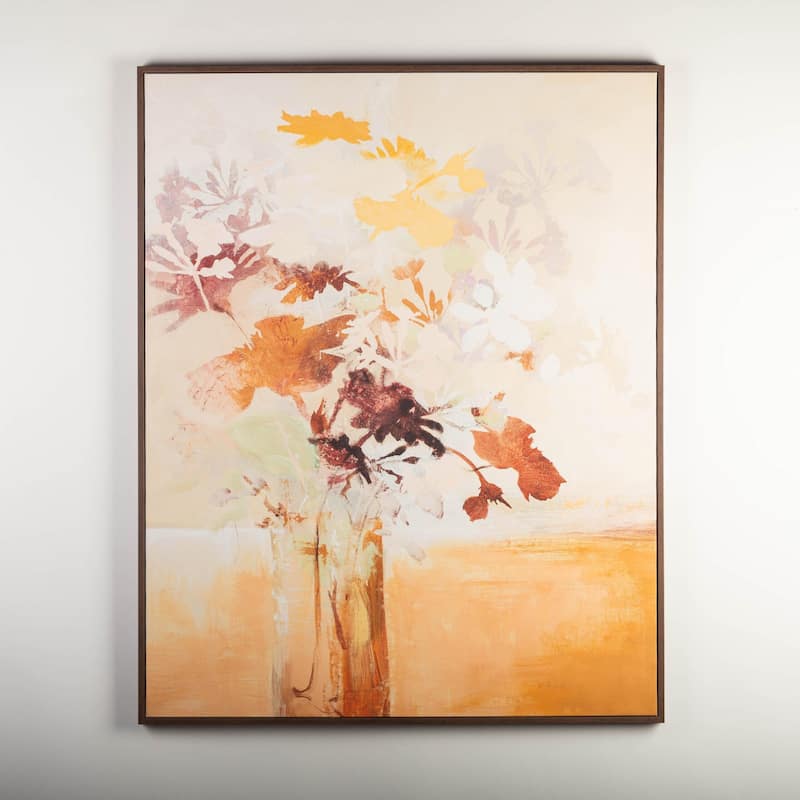 Framed Canvas Garden Bounty Print Wall Decor