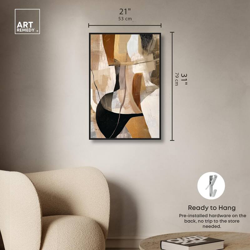 Tactile Depth I Canvas by Art Remedy