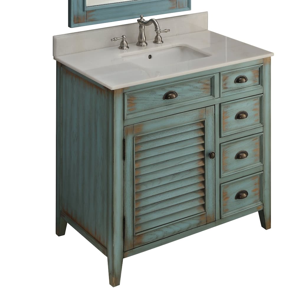 36" Benton Collection Abbeville Farmhuose Rustic Bathroom Vanity