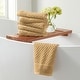 preview thumbnail 141 of 197, Linery & Co. Cotton Diamond Waffle Texture Bath Towels Hand Towel (Pack of 6) - Sand
