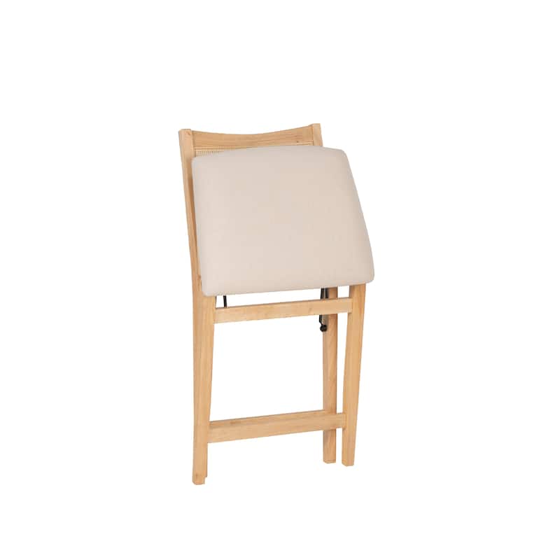 Linon Bauer Cane Back Folding Counter Stool
