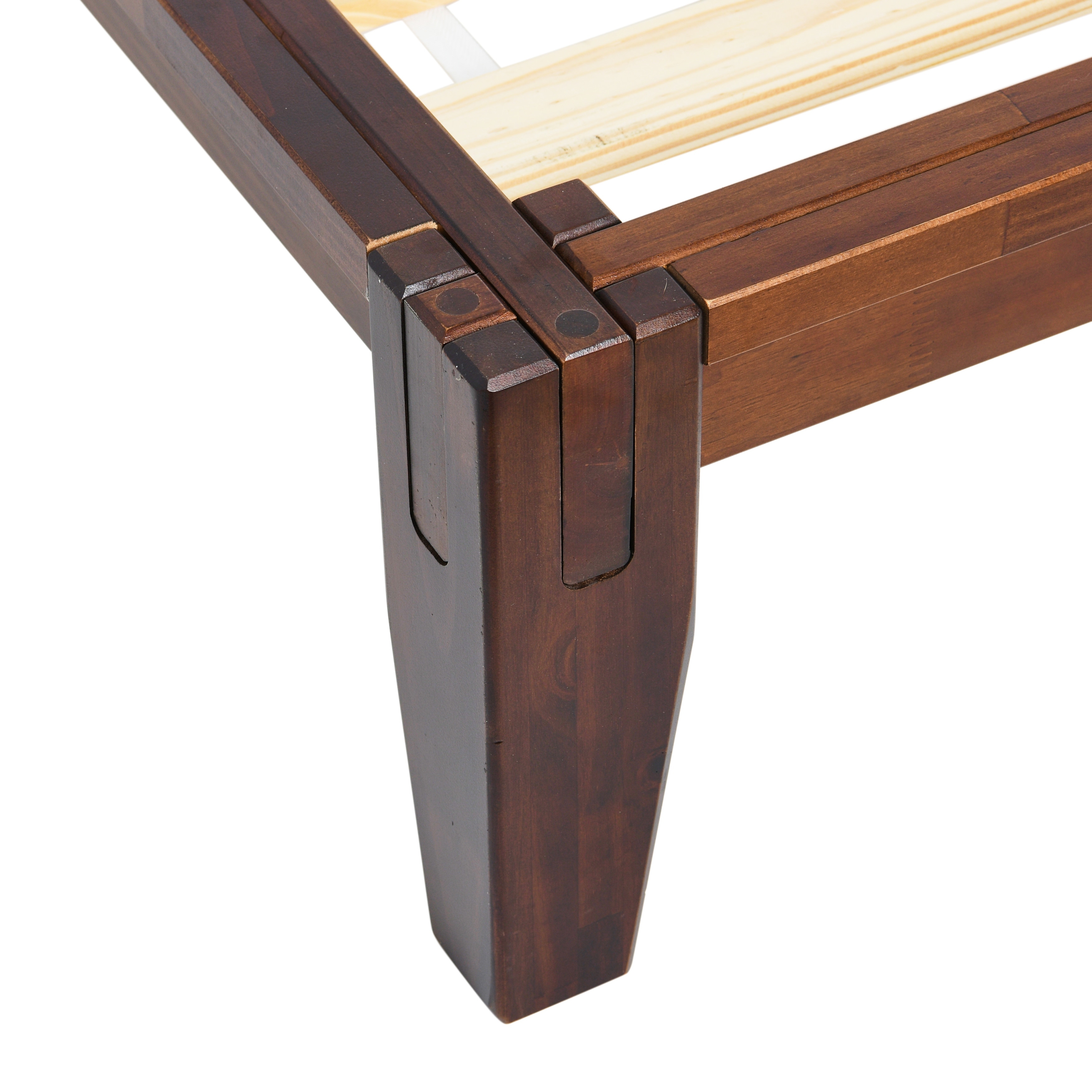 Yume Solid Wood Platform Bed with Japanese Joinery On Sale Bed