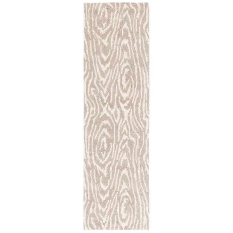SAFAVIEH Handmade Ebony Thouraya Modern & Contemporary Wool Rug