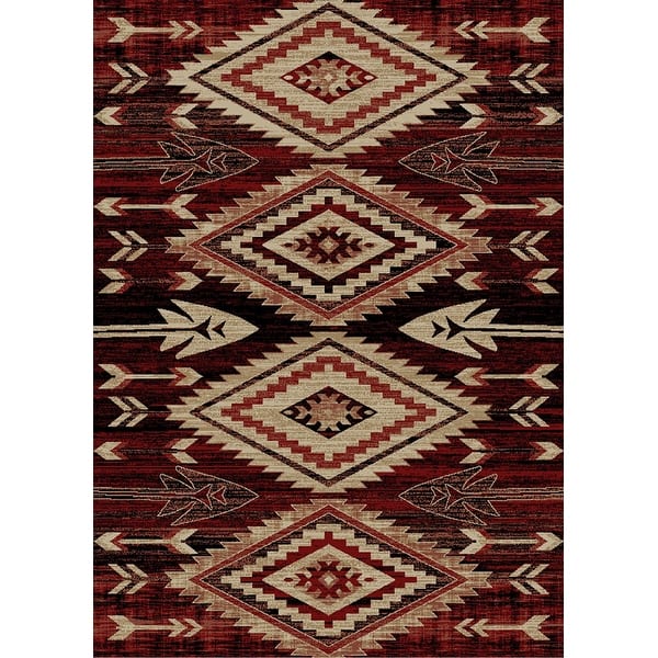 Southwestern Lodge Cabin Rustic Tribal Arrow Area Rug **FREE SHIPPING** Southwestern Lodge Cabin Rustic Tribal Arrow Area Rug **FREE SHIPPING**