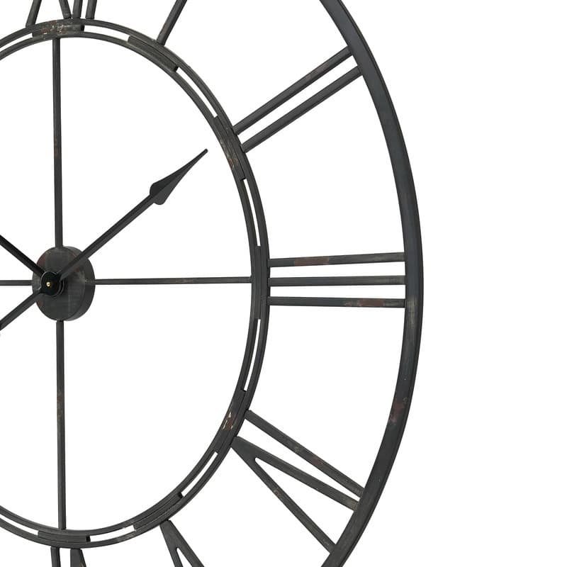 UTOPIA ALLEY Oversized Roman Round Wall Clock - Large Wall Clock, Roman Numeral Wall Clock, Decorative Wall Clock 43.5"D