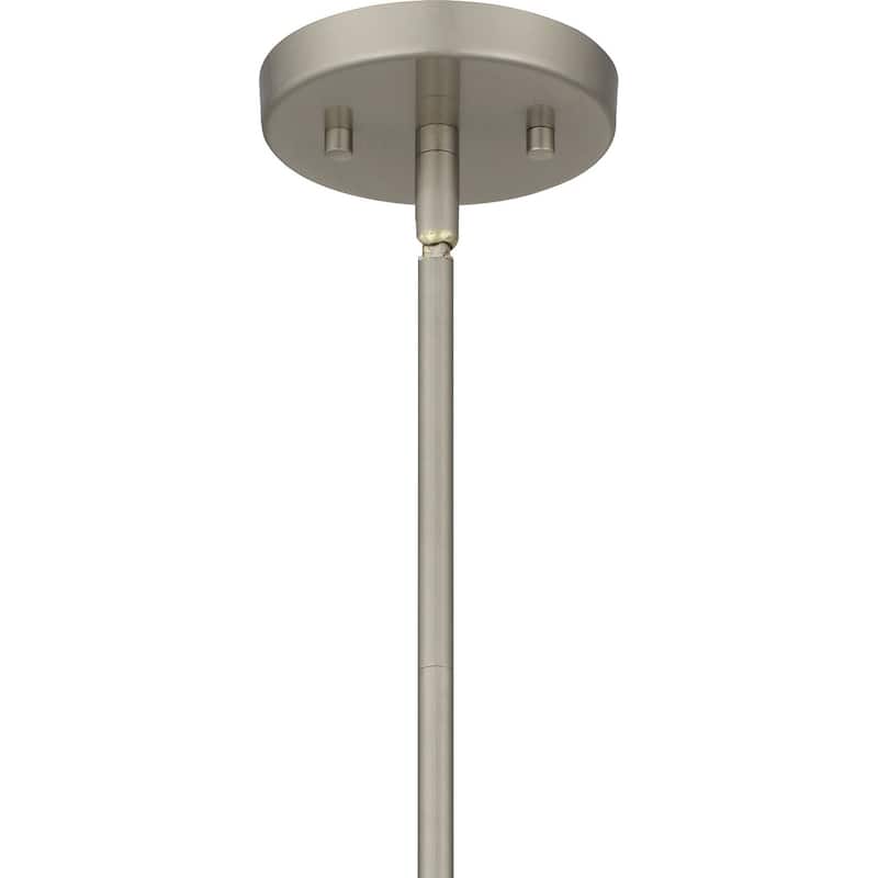 Quoizel Piccolo Pendant 1-Light Mini Pendant in Brushed Nickel