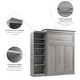 preview thumbnail 9 of 22, Versatile Queen Murphy Bed with Closet Organizer (92W) by Bestar