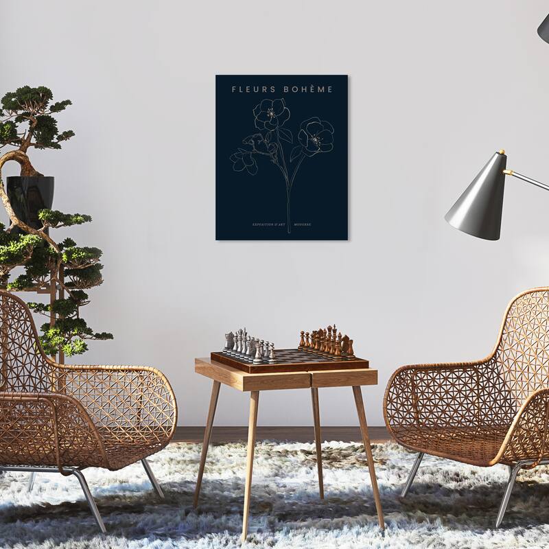Wynwood Studio Canvas Floral and Botanical Fleurs Boheme Moderne Wall Art Canvas Print - 16 x 20