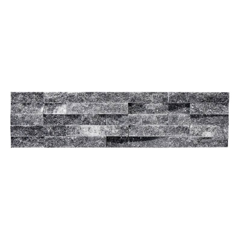 Slender Strip 3 in. x 12 in. Panel and 3 in. x 12 in. Corner Marble Wall Tile