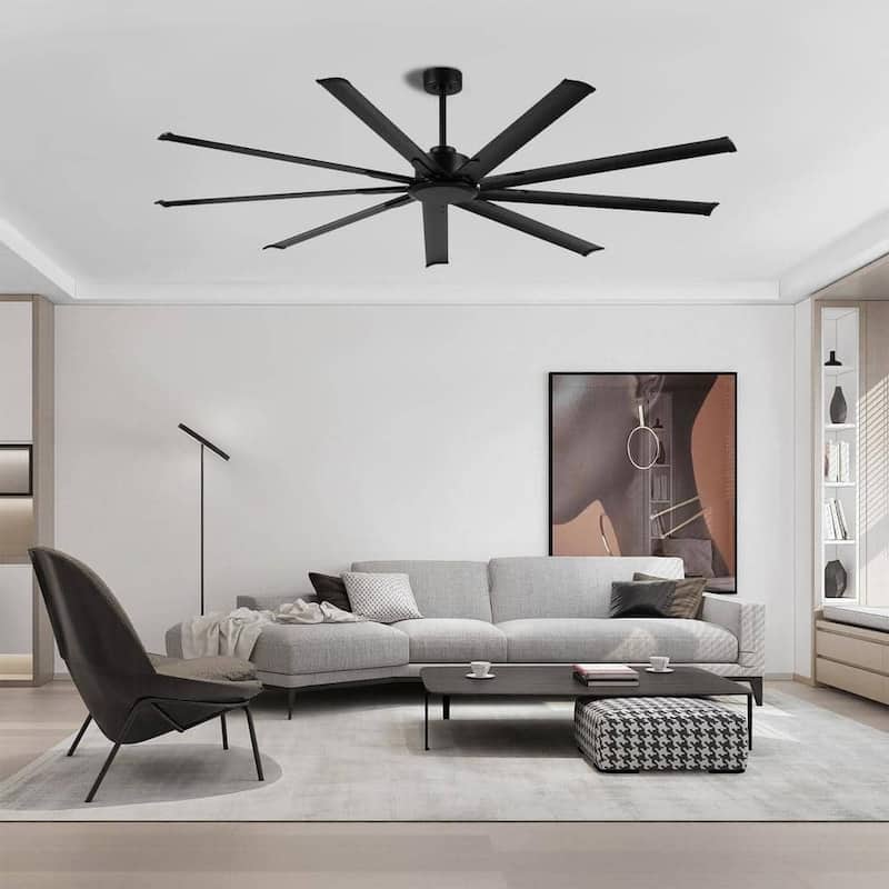 84 in. 96 in. 9 aluminium blades DC Motor Indoor Ceiling Fan & Remote