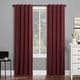 preview thumbnail 23 of 91, Sun Zero Cyrus Thermal Total Blackout Back Tab Curtain Panel, Single Panel