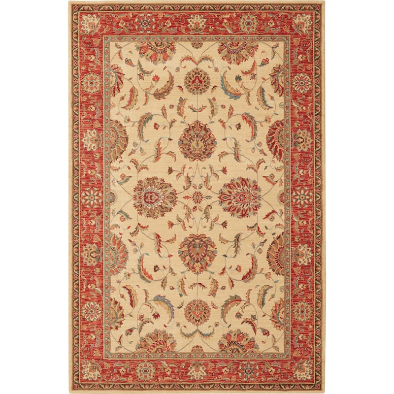 Nourison Living Treasures Persian Border Floral Area Rug