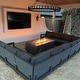 preview thumbnail 4 of 10, PURPLE LEAF Caesar U-Shaped Grey Outdoor Couch with 9.6" Thick for Yard Porch Deck Patio Conversation Sets