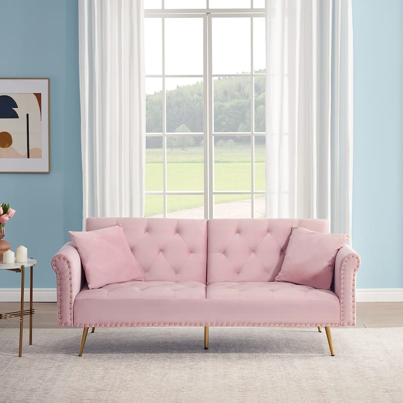69.7 inch velvet sofa