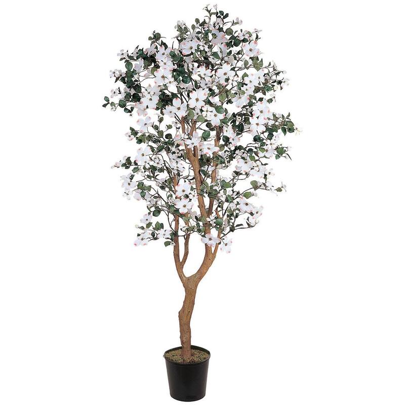 5Ft Silk Tree - French Fabulous Artificial Tree with Flowers & Leaves - Home Decor Accent - 5ft.