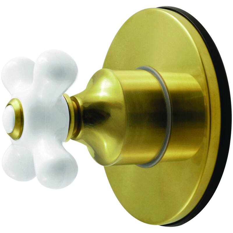 Kingston Brass KS403.PX Restoration Single Handle 6 Function Diverter - Brushed Brass