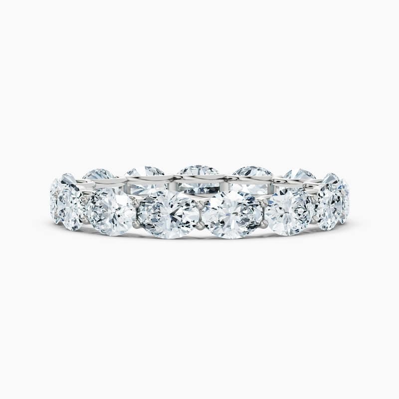 Auriya 14k Gold Oval East-West Lab Grown Diamond Eternity Band 1.80 - 8.25 ct. tw. (F-G, VS) - 3.00 ct. wt. - 7 - White
