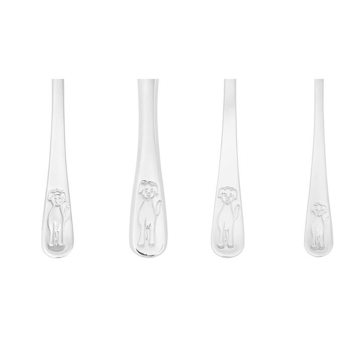 BON TON Dogs Children 4-Piece Flatware Set