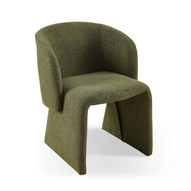 Modern Dining Chair Accent Chair Single Sofa Chair,Upholstered Side Chair Teddy Comfy Chair