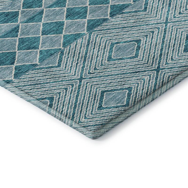Premium Washable Super Soft Geo Prints Mayfield Rug