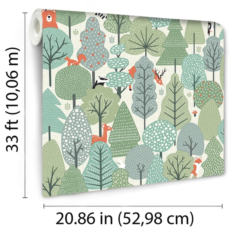 Veer Decor Enchanted Forest Wallpaper