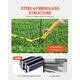 preview thumbnail 9 of 10, 12x6 ft Portable Soccer Goal Kids Soccer Net Carry Bag Backyard Training Yellow - Multi